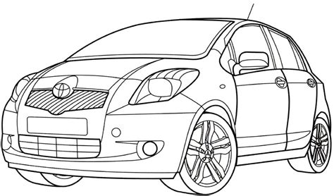 Toyota Coloring Pages In 2021 Coloring Pages Toyota Cars Coloring Pages