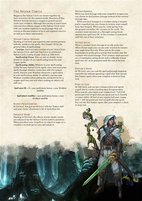 For d&d 5e damage types there is not a distinction between poison and venom. DnD 5e Homebrew — Magus Class by coolgamertagbro ...
