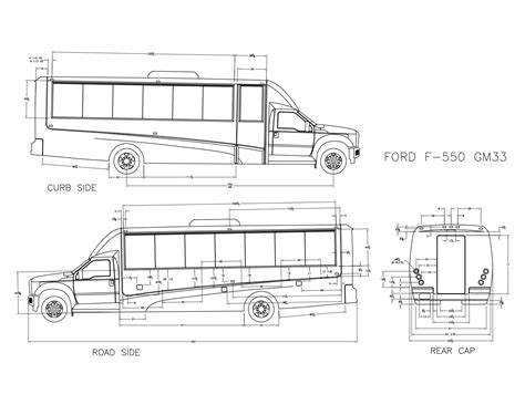 F 550 Luxury Bus Floor Plans — Grech Motors Luxury Shuttle Bus
