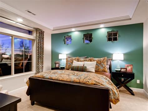 Bedroom with red accent wall. 18+ Teal Bedroom Designs, Ideas | Design Trends - Premium ...