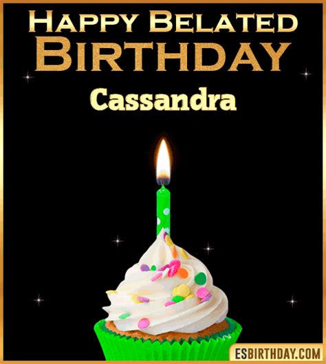 Happy Birthday Cassandra  🎂 Images Animated Wishes【28 S】