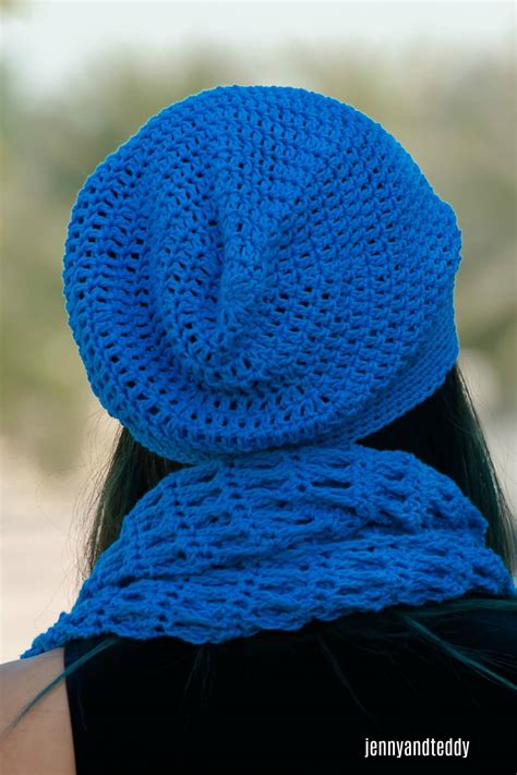 Simple Double Crochet Slouch Hat Free Pattern