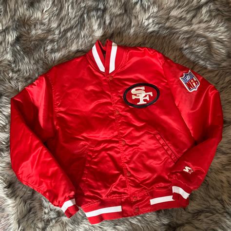 Starter Rare Red 49ers Vintage 80s San Francisco Satin Jacket Srkilla
