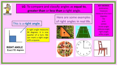 4 To Compare And Classify Angles As Equal To Greater Than Or Less