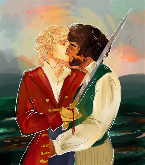 enjolras grantaire pirate au by imjusthereforref on deviantart
