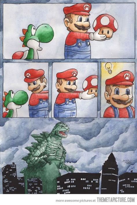 Funny Mario Mushroom Yoshi Mario Memes