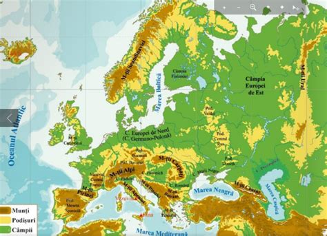 Lectii De Geografie Relieful Europei