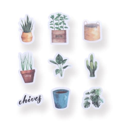 Plant Stickers Stationery Pal