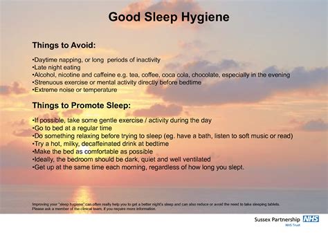 Good Sleep Hygiene. | Sleep hygiene, Good sleep, Sleep therapy
