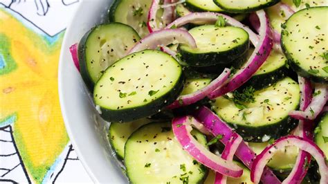 The Best Cucumber Salad Cucumber Salad Recipe Homemade Italian