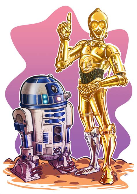 R2d2 And C3po By Andretapol On Deviantart