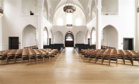 Modern Floor And Chairs Neutral Color Palette Church Interior