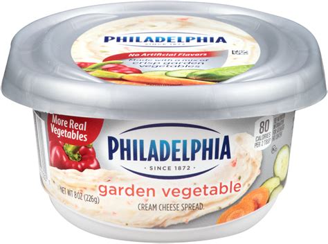 Philadelphia Garden Vegetables Cream Cheese 8 Oz —