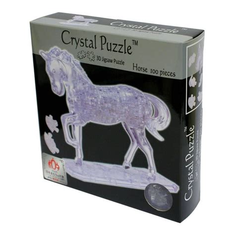 3d crystal puzzle carousel instructions. Clear Horse 3D Crystal Puzzle at Hobby Warehouse
