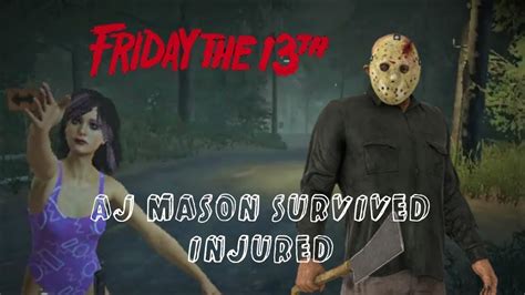 Friday 13th Gameplay Aj Mason Swimsuit Purple Escaped By Police