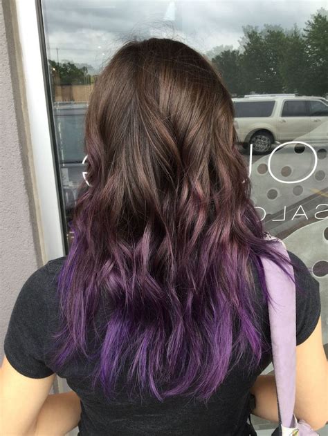 10 Purple Hair Ombre Brunette Fashionblog