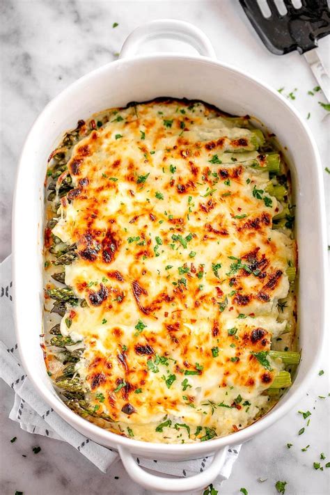 Sprinkle the house seasoning and parmesan cheese over the top. Cheesy Asparagus Casserole | Asparagus casserole ...