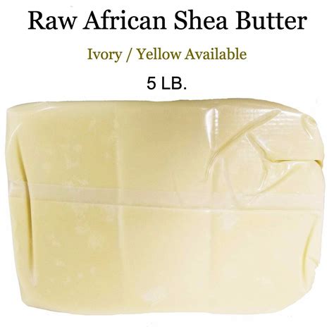 Raw African Shea Butter 5 Lb Organic Unrefined Ivory Etsy