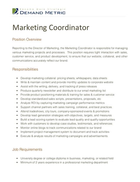 Merrill wealth management is a leading provider of comprehensive wealth management and investment products and services for individuals, companies, and institutions. Marketing Coordinator Job Description
