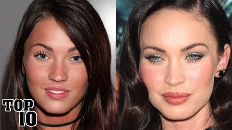 Top 10 Celebrities You Didn’t Know Had Plastic Surgery Youtube