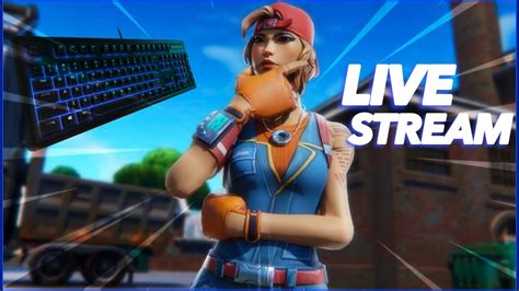 Practicing Keyboard And Mouse On Fortnite Live Youtube