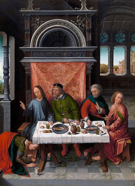 Bible Repas chez Simon le Pharisien parabole des deux débiteurs Peinture Le Musée Virtuel