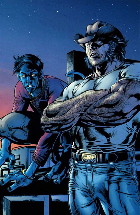Nightcrawler And Wolverine By Scot Eaton Wolverine Comic Wolverine