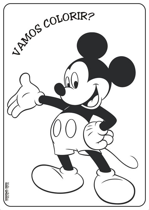 Desenhos Para Colorir Do Mickey
