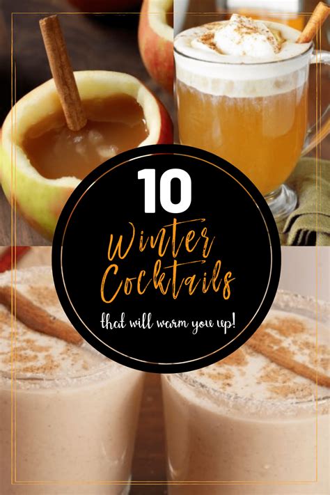 here are 10 alcoholic winter drink recipes that will keep you warm and cozy on a cold night in