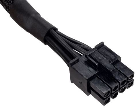 Buy Corsair Type 4 Sleeved Black 8 Pin 4 4 ATX12V EPS12V Cable