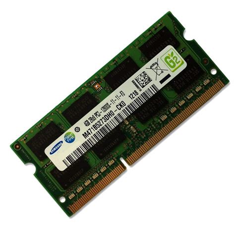 Samsung 4gb Ddr3 Pc3 12800 1600mhz 204 Pin Sodimm Laptop Memory Module