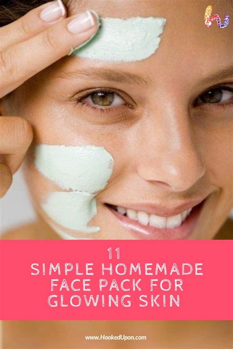 11 Simple Homemade Face Packs For Glowing Skin Beauty Hacks Homemade