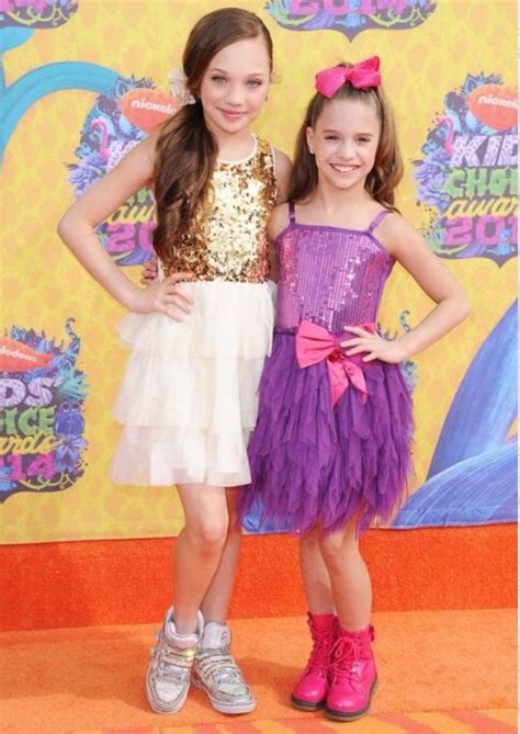 Maddie And Mackenzie Getting Their Picture Taken At The 2014