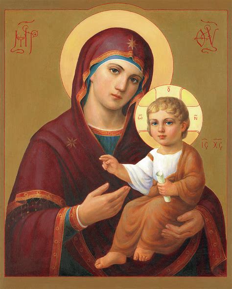 Mother Of Jesus Painting By Svitozar Nenyuk Pixels
