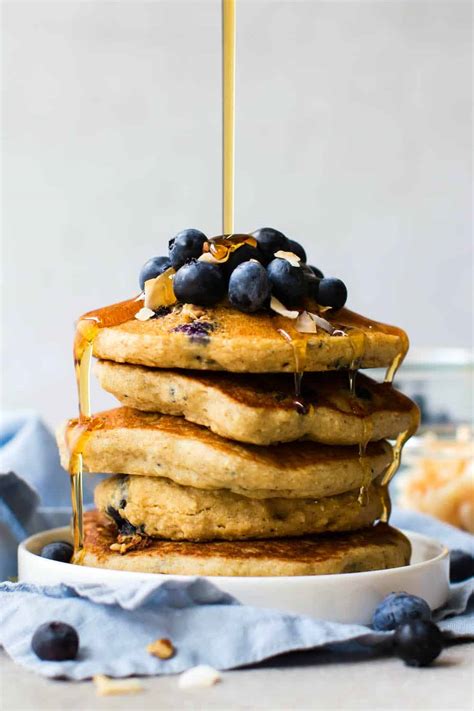 Vegan Blueberry Pancakes The Big Mans World