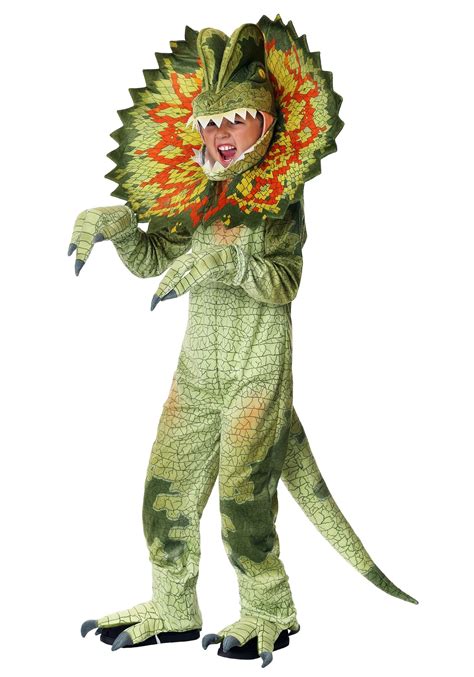 Dilophosaurus Kids Costume Dinosaur Halloween Costume Kids Costumes
