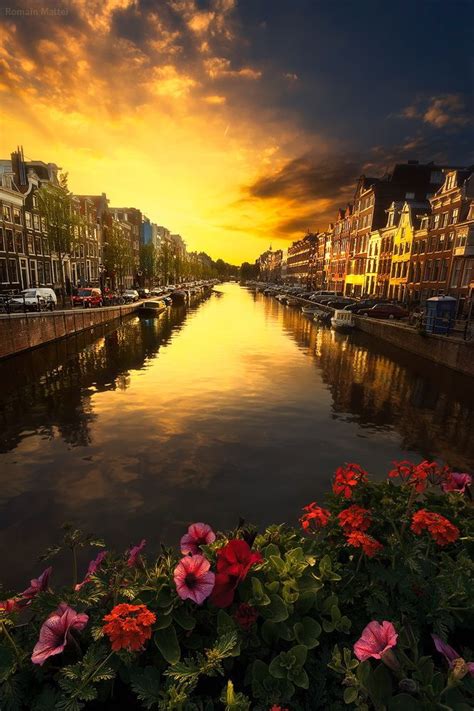 Amsterdam Golden Sky 18 Stunningly Beautiful Pictures Of Amsterdam