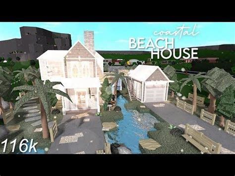 Bloxburg Coastal Beach House Speed Build YouTube Bloxburg Beach