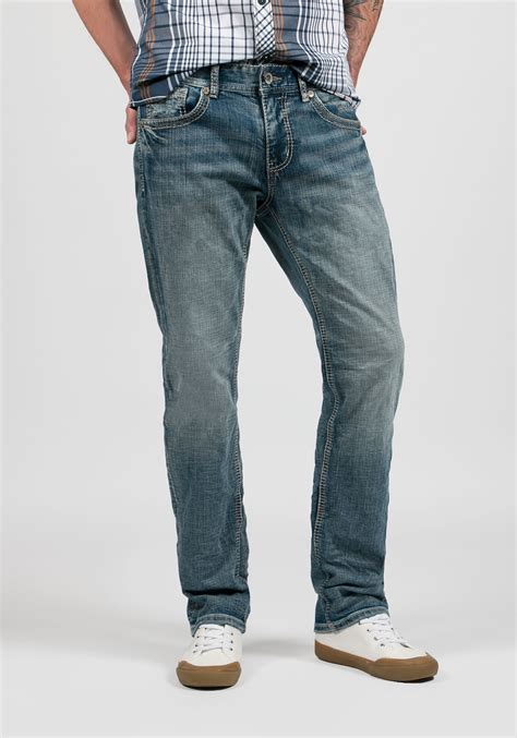 Mens Slim Straight Jeans Warehouse One