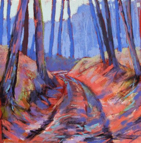Soft Pastel Paintings Path In The Forest 2 Soft Pastel By