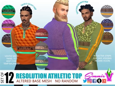 The Sims Resource Simmiev Resolution Athletic Top