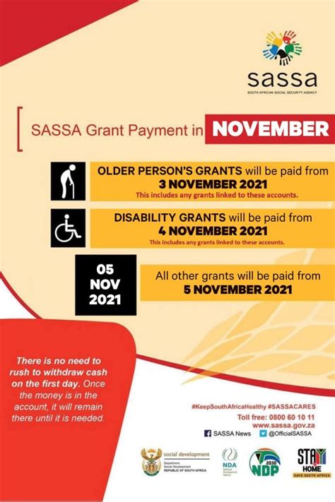 social grants here are sassa payment dates for november 2021 talk of the town