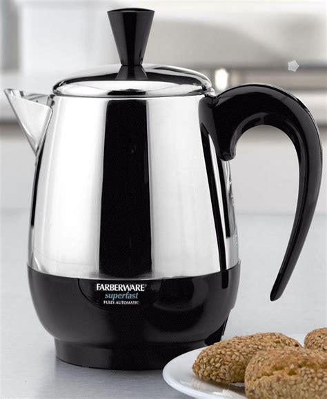 Farberware 2 4 Cup Electric Percolator Stainless Steel Fcp240 And Reviews Coffee Makers