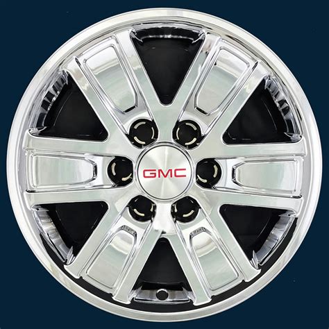 2014 2018 Gmc Sierra 1500 Imp 391x 17 6 Lug Chrome Wheel Skins New