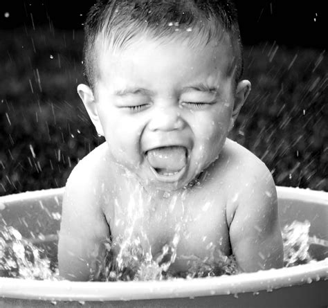 Splash My Nephew As Hes Taking His Bath Outside In His L Flickr