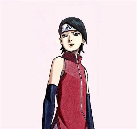 Sarada Without Glasses Sarada Uchiha