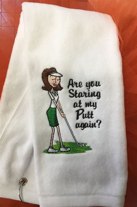 Ladies Golf Towels Personalized Golf Towels Terry Velour Etsy