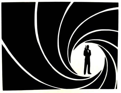 James Bond 007 Gun Barrel Vinyl Sticker Decal Home Laptop Choose Size