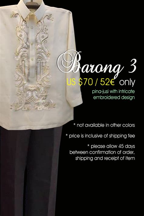 Barongs Barong Filipino Clothing Guys With Style