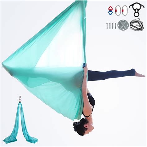 Aerial Silks Yoga Swing Kit Yards Long Yoga Hammock For Aerial Yoga Fly Dance Vevor Ca